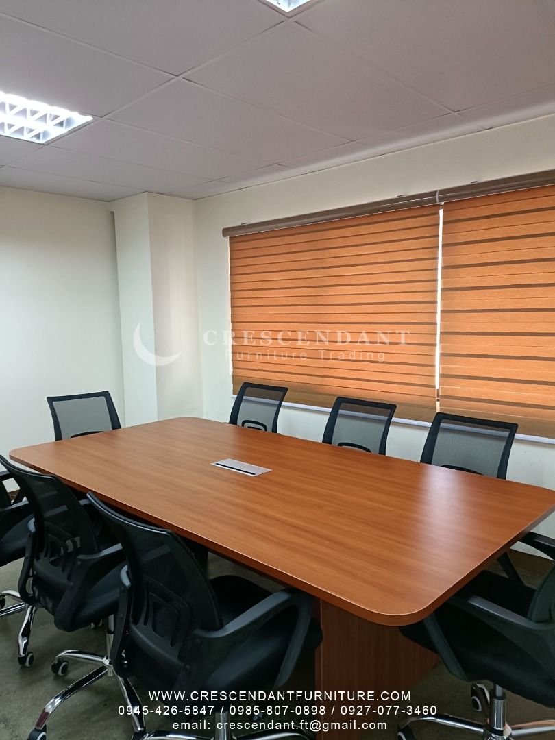 Customizable Meeting Table (Category: Office Furniture & Fixtures) located in Pasig City. Submitted by ynacftsal84263 (Listing ID 1462705971, Image 2). Description: GOOD QUALITY, BRAND NEW AND OFFERS BEST PRICE!!! FREE QUOTATION! FREE SITE VISIT & FREE ESTIMATE within Metro Manila or you can send us your measurement Price is For Posting Purposes Only Our Products: •Modular Office Partition •Office Cubicle / Workstation •Office Tables •Office Chai