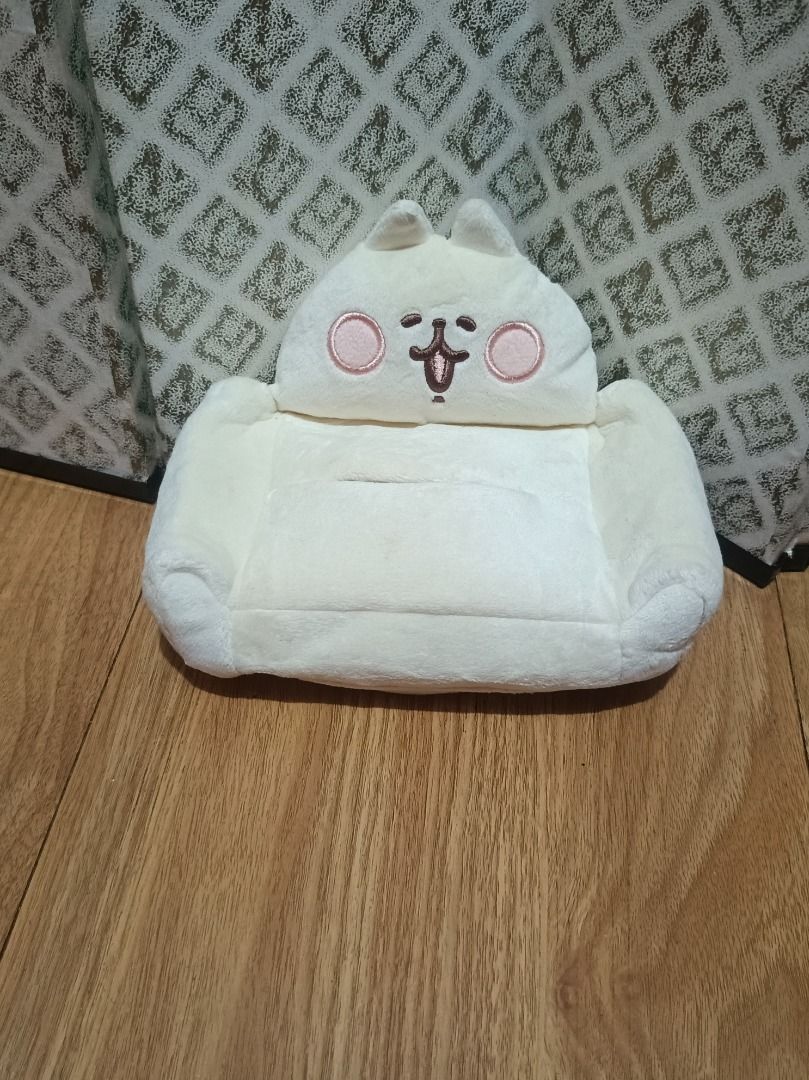 Cute Cat Plush Tissue Box Cover Holder (Category: Plushies & Soft Toys) located in Makati City. Submitted by nyxhemera26 (Listing ID 1462838719, Image 1). Description: Cute Cat Plush Tissue Box Cover Holder - Adds a cute touch to any room - Easy tissue access from the front opening - Made of soft, cuddly plush material - Ideal for bedrooms, living rooms, or cars.