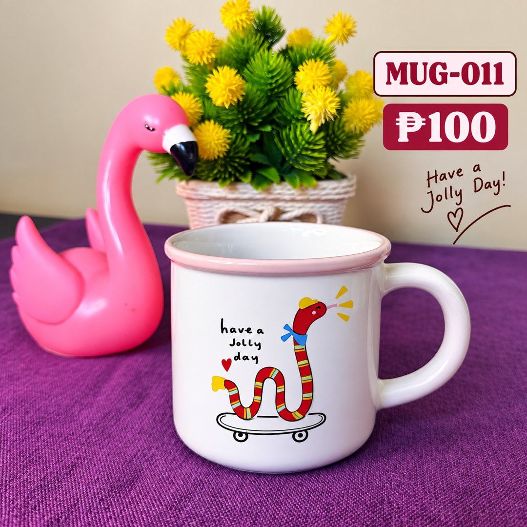 CUTE CERAMIC MUGS (Category: Coffee & Tea Tableware) located in Manila. Submitted by zamarah08 (Listing ID 1462685154, Image 2). Description: Cute mug for birthdays! Features fun graphics and text. Perfect for gifting or personal use. Great for hot or cold drinks. .