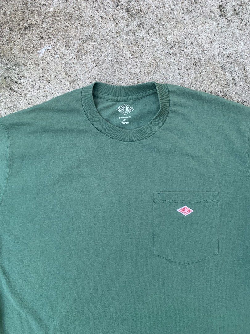 Danton pocket t-shirt (Category: Tshirts & Polo Shirts ) located in Buhi. Submitted by sneak_pick (Listing ID 1462843927, Image 2). Description: Danton pocket t-shirt Very minimal signs of wear. Excellent condition. Made in China Size: L Measurements: Pit to pit: 22” Length: 27.5”.