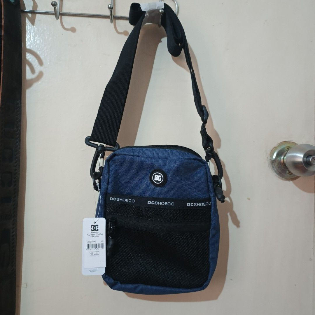 DC shoe co. Starcher 5 bag (blue) (Category: Sling Bags) located in Batangas. Submitted by D.CAP (Listing ID 1462832046, Image 1). Description: For Sale:⬇️ 🧢 DC shoe co. Starcher 5 bag (blue) 📐 3 way zipper (crossbody/sling/shoulder) 2,490.00 SRP 🅿️ 850.00 + SF Yours ✅ 📦 Brandnew/Original 📌 Batangas city Location 📦 Ship Nationwide (J&T D2D/LBC SFcop) 📩 DM for speed Transaction 🧾 NO cod❌ / Payment First✅ Ⓜ️🅾️🅿️: Gcash/Ubp/Gotym 📋 Nasa p