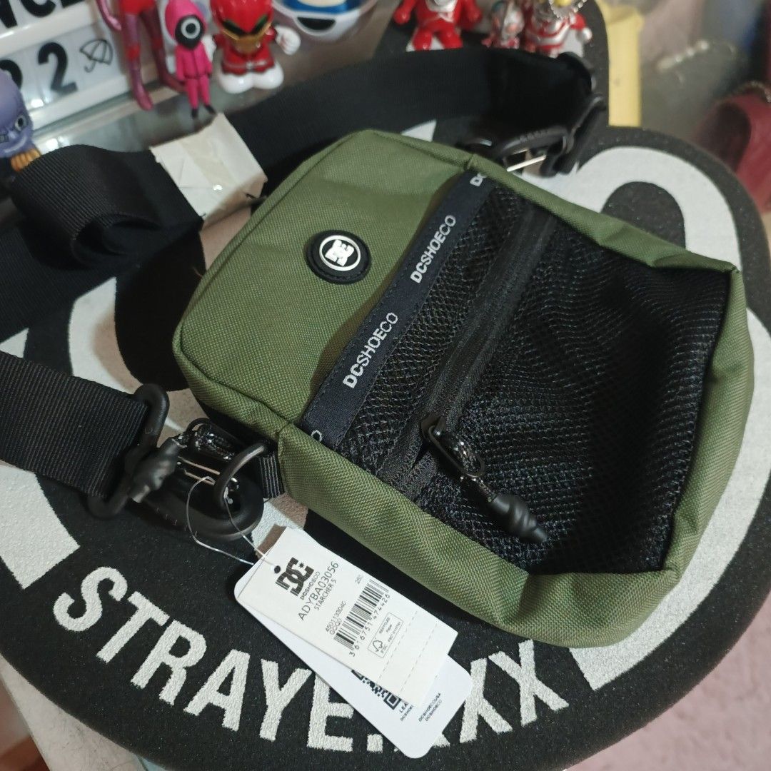 DC shoe co. Starcher 5 bag (green) (Category: Sling Bags) located in Batangas. Submitted by D.CAP (Listing ID 1462831776, Image 2). Description: For Sale:⬇️ 🧢 DC shoe co. Starcher 5 bag (blue) 📐 3 way zipper (crossbody/sling/shoulder) 2,490.00 SRP 🅿️ 850.00 + SF Yours ✅ 📦 Brandnew/Original 📌 Batangas city Location 📦 Ship Nationwide (J&T D2D/LBC SFcop) 📩 DM for speed Transaction 🧾 NO cod❌ / Payment First✅ Ⓜ️🅾️🅿️: Gcash/Ubp/Gotym 📋 Nasa 