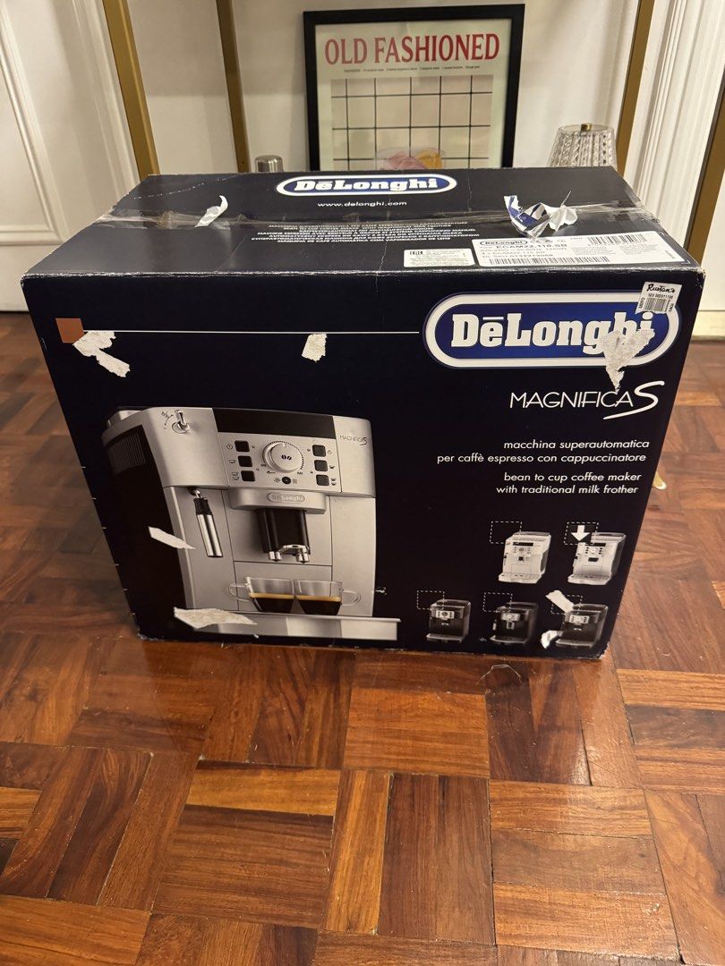 DeLonghi Magnifica S ecam22.110.sb (Category: Coffee Machines & Makers) located in Makati City. Submitted by fonsywonsy (Listing ID 1462813933, Image 1). Description: Delivery fee and booking c/o buyer Never used Retail price is 58,800.