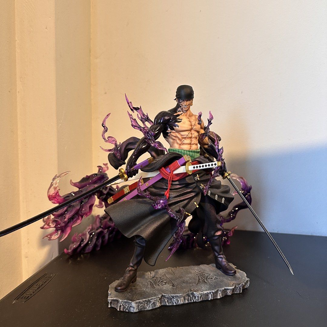 Deluxe Roronoa Zoro Enma [TH Studio] (Category: Figurines & Statues) located in San Fernando. Submitted by tky1997 (Listing ID 1462698922, Image 1). Description: Selling my Deluxe Roronoa Zoro Enma statue by TH Studio ⚔️ 📌 Condition: Like New 📌 Back in box and well-maintained 📌 Display piece / collector’s item 📌 Detailed sculpt with Zoro wielding Enma 📌 Great addition to any One Piece collection Only displayed and kept with care. No major is