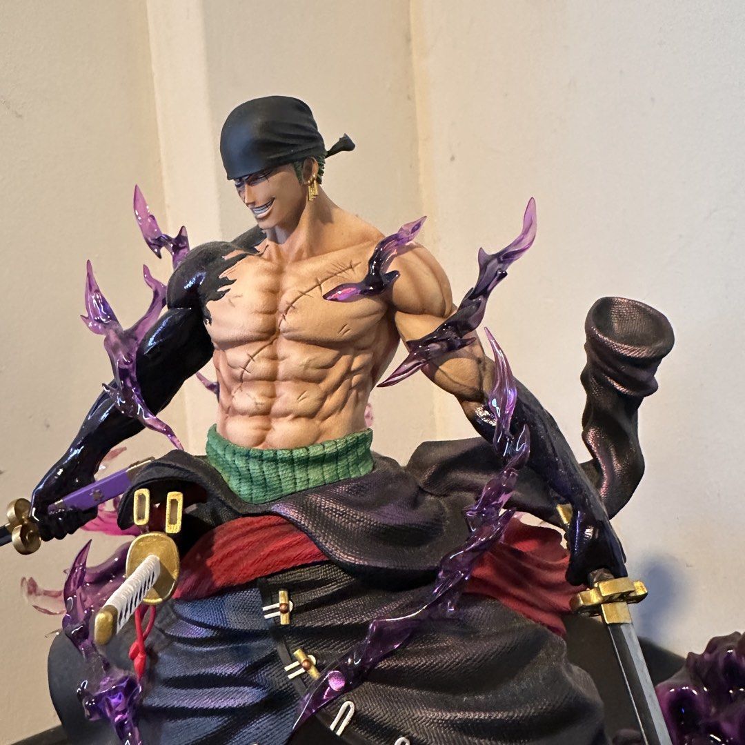 Deluxe Roronoa Zoro Enma [TH Studio] (Category: Figurines & Statues) located in San Fernando. Submitted by tky1997 (Listing ID 1462698922, Image 3). Description: Selling my Deluxe Roronoa Zoro Enma statue by TH Studio ⚔️ 📌 Condition: Like New 📌 Back in box and well-maintained 📌 Display piece / collector’s item 📌 Detailed sculpt with Zoro wielding Enma 📌 Great addition to any One Piece collection Only displayed and kept with care. No major is