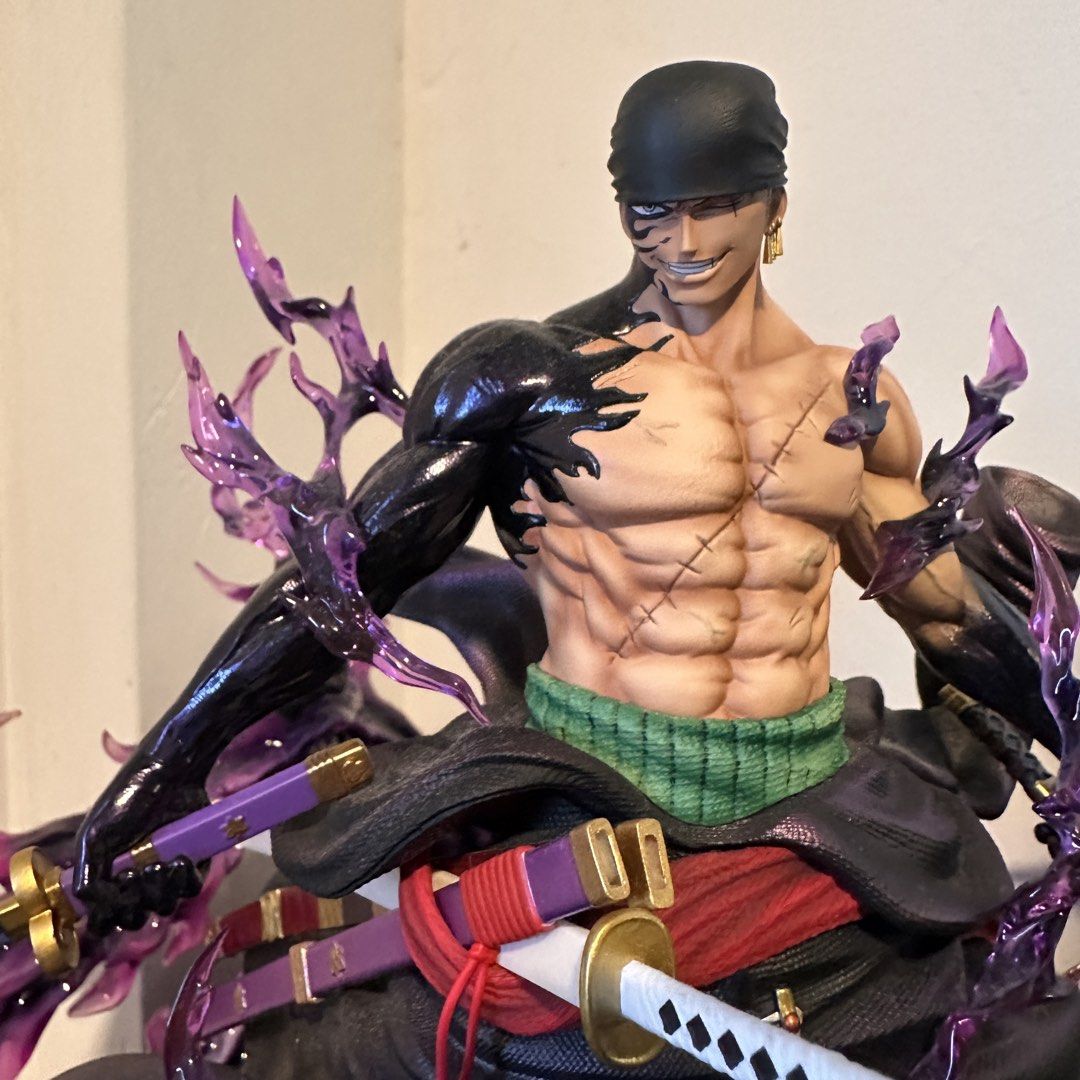 Deluxe Roronoa Zoro Enma [TH Studio] (Category: Figurines & Statues) located in San Fernando. Submitted by tky1997 (Listing ID 1462698922, Image 2). Description: Selling my Deluxe Roronoa Zoro Enma statue by TH Studio ⚔️ 📌 Condition: Like New 📌 Back in box and well-maintained 📌 Display piece / collector’s item 📌 Detailed sculpt with Zoro wielding Enma 📌 Great addition to any One Piece collection Only displayed and kept with care. No major is