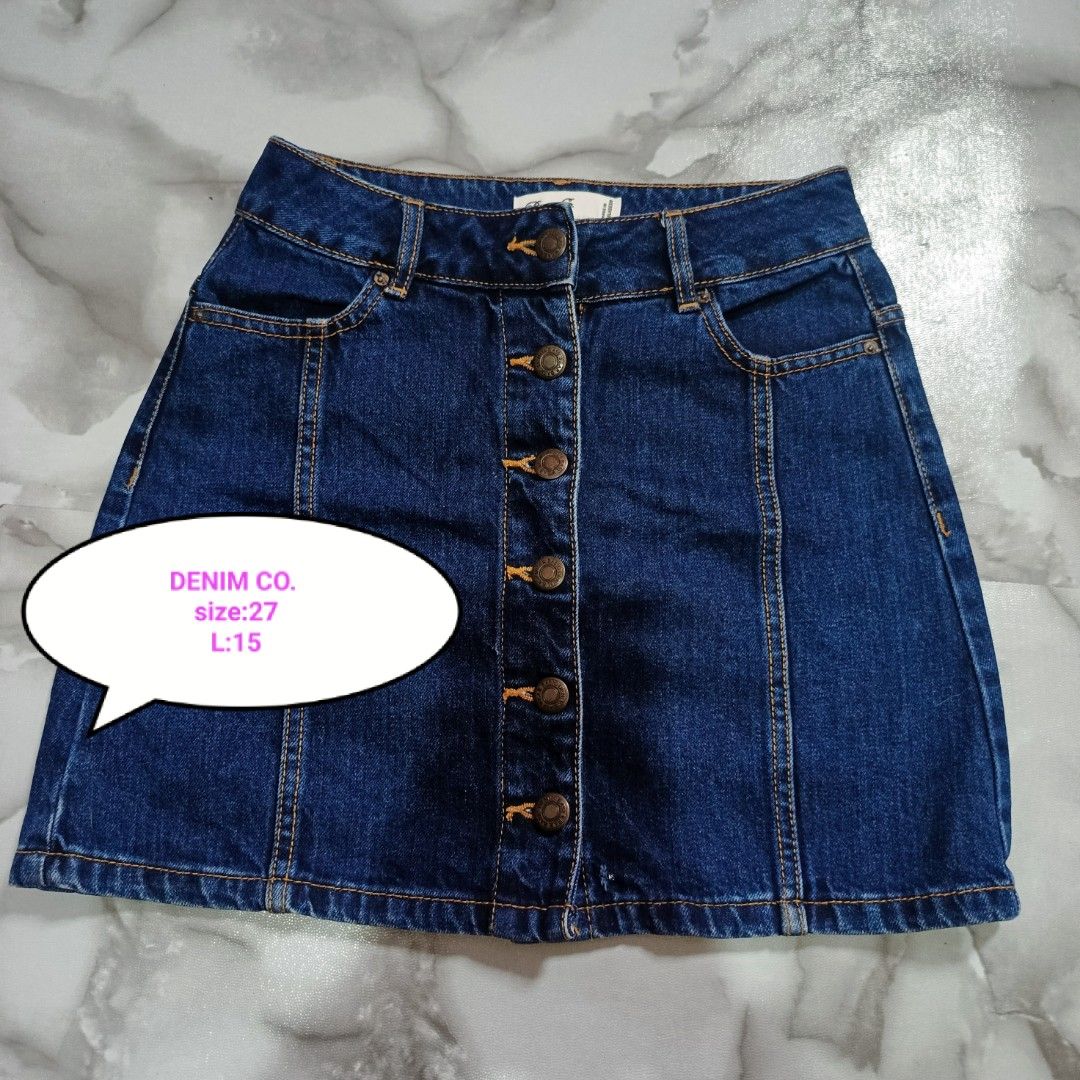 DENIM CO SKIRT 27 (Category: Skirts) located in Quezon City. Submitted by ahyaladyblue (Listing ID 1462775077, Image 1). Description: .