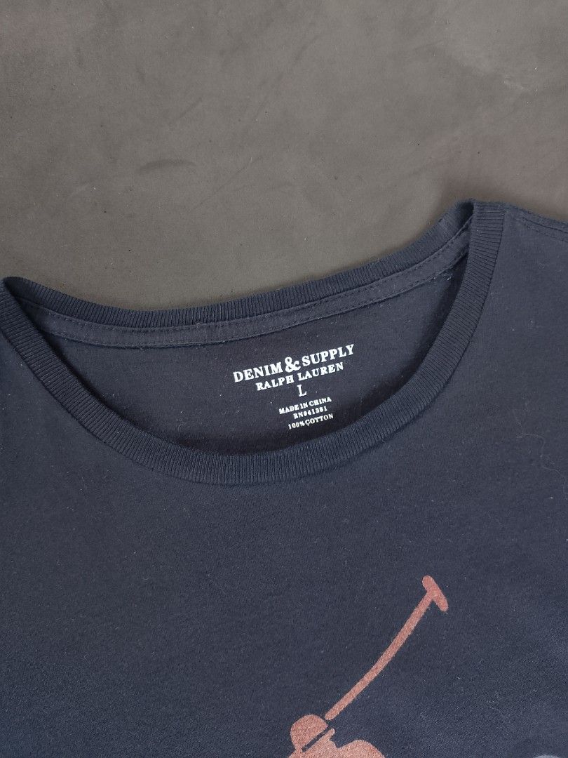Denim supply Ralph Lauren tshirt (Category: Tshirts & Polo Shirts ) located in Magsaysay. Submitted by every.w3ar (Listing ID 1462880711, Image 3). Description: check each photo for more details no issue ❌.