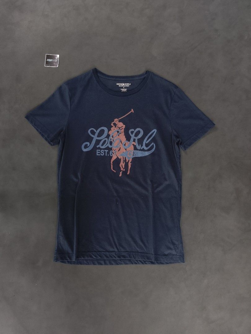 Denim supply Ralph Lauren tshirt (Category: Tshirts & Polo Shirts ) located in Magsaysay. Submitted by every.w3ar (Listing ID 1462880711, Image 1). Description: check each photo for more details no issue ❌.