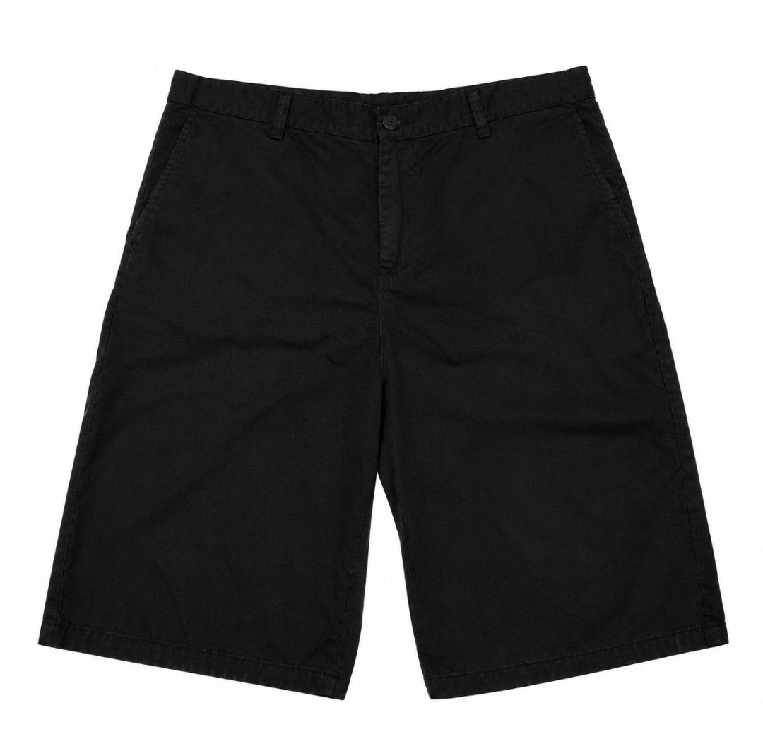 Dickies Black Cotton Shorts (Category: Shorts) located in Quezon City. Submitted by aljonbermu25659 (Listing ID 1462729805, Image 1). Description: - Classic black Dickies shorts - Made from durable cotton - Button and zip closure - Two side pockets and two back pockets - Ideal for casual wear - Comfortable and easy to pair with any top - A wardrobe essential.