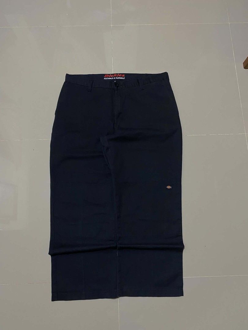 Dickies Regular Straight Flexible & Durable Work Pants (Category: Jeans) located in Manila. Submitted by lilsintenel (Listing ID 1462787914, Image 1). Description: - Dickies Regular Straight Fit Work Pants - 38x15.5x43x10.5 - Color: Dark Navy Blue - Material: Flexible and Durable - Closure: Button and Zip - Features: Multiple Pockets - Ideal for: Everyday wear or work.