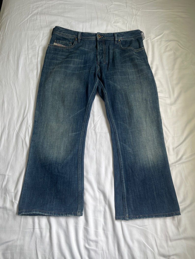 Y2K Diesel Zathan Bootcut Jeans (Category: Jeans) located in Marikina City. Submitted by ratengteng (Listing ID 1462077892, Image 1). Description: Waist: 36” Thigh: 14” Hem: 9” Condition: Excellent Issues: None MOP: Gcash Only MOD: Lalamove/J&T (Marcos Highway Area).