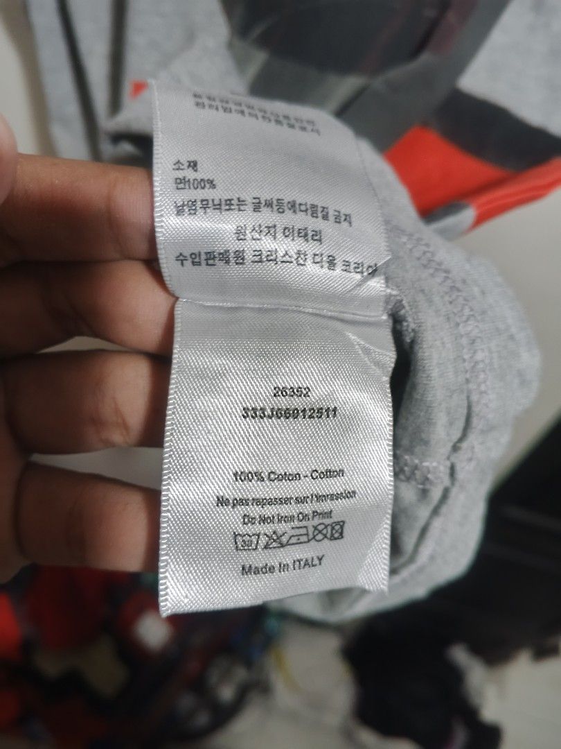 Dior Grey Graphic T-Shirt (Category: Tshirts & Polo Shirts ) located in Kabankalan. Submitted by thriftnwhiip (Listing ID 1462861228, Image 3). Description: CHRISTIAN DIOR SMALL ON TAG DIMES W: 18 L: 27 EXCELLENT CONDITION COLOR RATE: 9.5/10 ISSUE: 🚫🚫🚫 COMPLETE TAGS (AUTHENTIC) MINE: 500+SF.