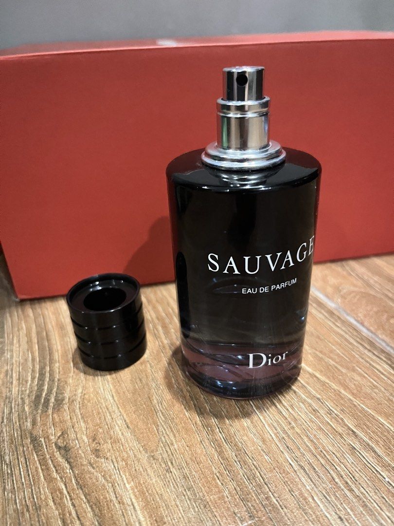 Dior Sauvage Eau de Parfum for Men (Category: Fragrance & Deodorants) located in Bulacan. Submitted by jo13291 (Listing ID 1462735444, Image 3). Description: - Iconic Dior Sauvage Eau de Parfum for men - Features fresh, spicy, and woody notes - Versatile for daily wear or special occasions - Presented in a sleek, modern bottle - A timeless and classic fragrance choice 45ish/100ml.