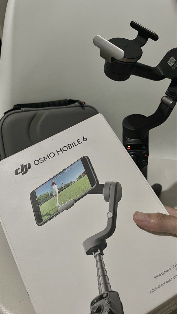 DJI Osmo Mobile 6 (Category: Gimbals & Stabilizers ) located in Rizal. Submitted by lmbelle (Listing ID 1462884047, Image 3). Description: Case and lanyard included Only used twice Can also do shipping (not included in price).