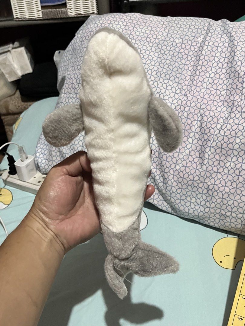 Dolphin plush (Category: Plushies & Soft Toys) located in Paranaque City. Submitted by bonsaiart (Listing ID 1462836282, Image 3). Description: Pre owned Good condition 80( fixed)+ sf Payment first policy (gcash/ paymaya) Shipping ONLY (J&t) NO TO COD NO TO MEETUP NO TO COP (LBC) No breaking of set or bundle.