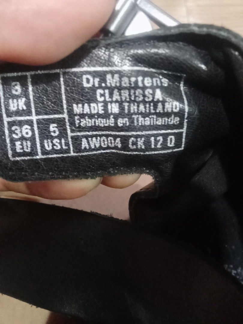 Dr Martens clarissa (Category: Sandals) located in Koronadal. Submitted by glads08089 (Listing ID 1462717393, Image 3). Description: Dr. Martens clarissa size 36 in tag excellent condition.