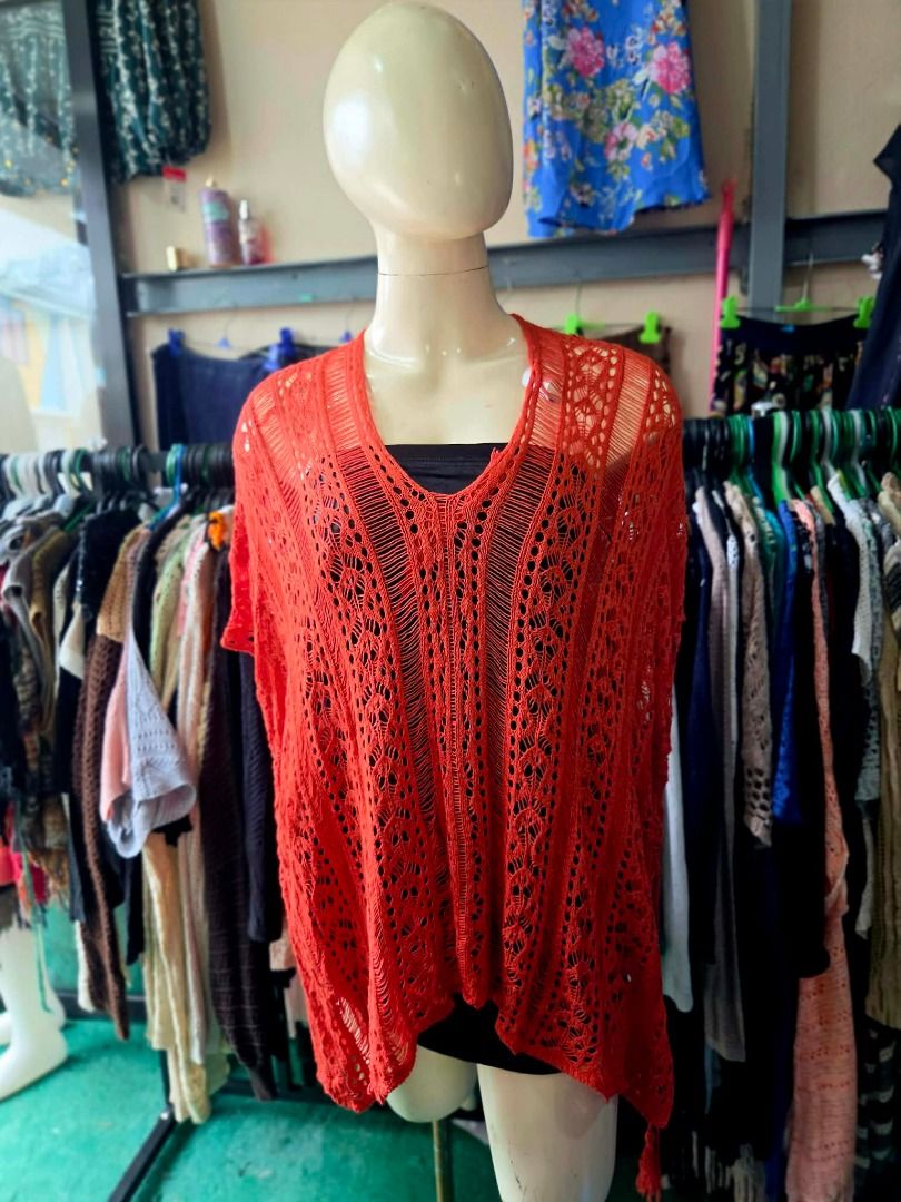Dress Cover Up (Category: Dresses) located in Makati City. Submitted by bigheartsclothingcom720 (Listing ID 1462757125, Image 2). Description: US LIGHT KNITTED COVER UP FOR SALE!** ✨ 📌 **Size on Tag:** No Tag 📏 **Fits from:** XL to 3X 💰 **Price:** ₱300 💖 Great condition & super sulit!.