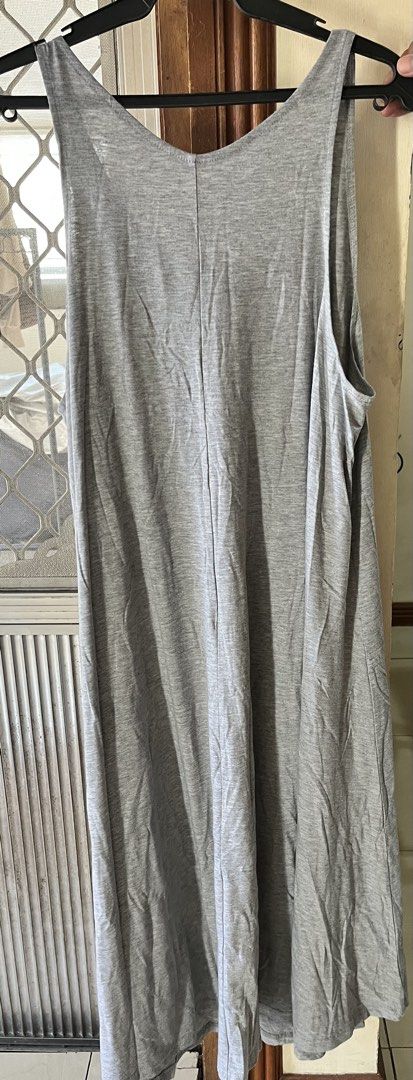 Dress gray (Category: Dresses) located in Bacoor. Submitted by ayit. (Listing ID 1462714167, Image 2). Description: - Gray dress - Japan brand - Size L - Sleeveless design - Comfortable fabric.