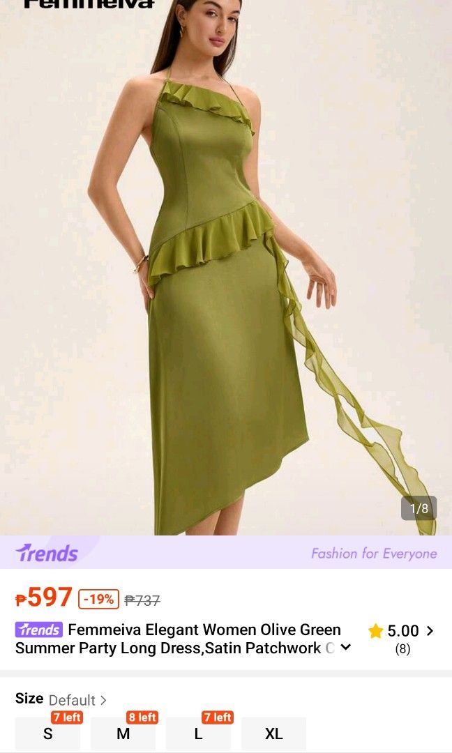 Dress Shein (Category: Dresses) located in Calasiao. Submitted by mariafaye03137 (Listing ID 1462847082, Image 2). Description: M-L.