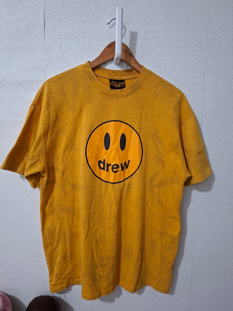 Drew house dye shirts (Category: Tshirts & Polo Shirts ) located in Cavite. Submitted by labbudds20 (Listing ID 1462730925, Image 1). Description: drew house dye shirts size small oversized armpit to armpit 21 inches length 28 inches excellent condition see pictures for details.