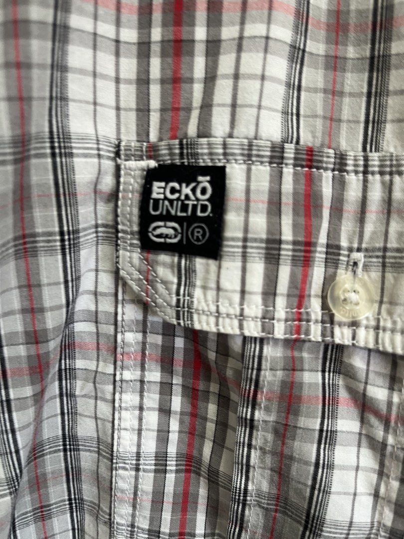 Ecko Unltd. Plaid Long Sleeve Shirt (Category: Tshirts & Polo Shirts ) located in Pasay City. Submitted by aj.db (Listing ID 1462710549, Image 3). Description: No Issue Good Condition L35 W26.