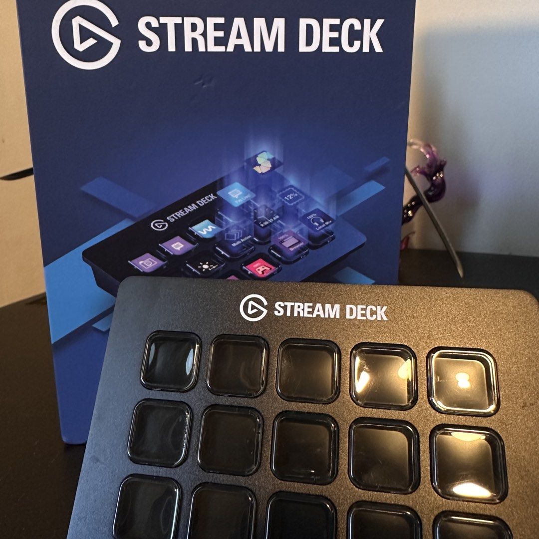 Elgato Stream Deck 15-Key (Category: Media Streamers & Hubs) located in San Fernando. Submitted by tky1997 (Listing ID 1462702746, Image 3). Description: 🎛️ Elgato Stream Deck 15-Key – Like New 💰 ₱5,490 — Negotiable 📌 Condition: Like New 📌 Used only a few times 📌 15 programmable LCD keys 📌 Fully functional 📦 With original box Selling my Elgato Stream Deck 15-Key. Only used a few times and kept in very good condition. Everything is working 