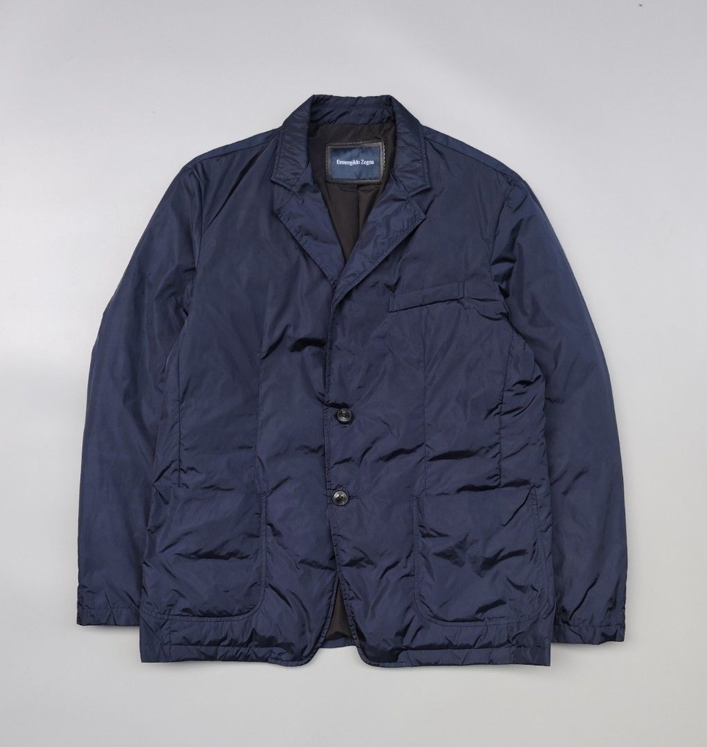 Ermenegildo zegna padded nylon jacket (Category: Coats, Jackets and Outerwear) located in Baguio. Submitted by archival_thrifted.ph. (Listing ID 1462759116, Image 1). Description: FOR SALE ‼️ .ERMENEGILDO ZEGNA PADDED NYLON JACKET .EXCELLENT CONDITION .SIZE 54 ON TAG .PHP 3380 PLUS SF .❌❌ COP/COD .MOP GCASH .COURIER J&T .BAGUIO AREA .DM FOR SURE BUYER TY.