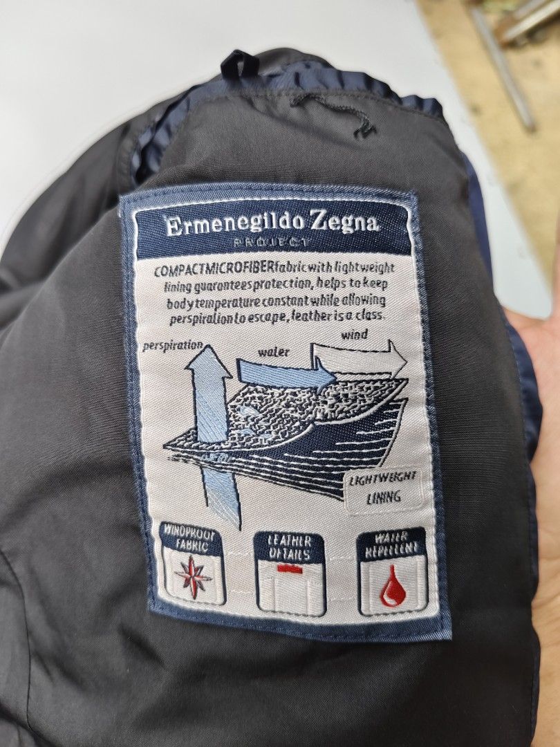 Ermenegildo zegna padded nylon jacket (Category: Coats, Jackets and Outerwear) located in Baguio. Submitted by archival_thrifted.ph. (Listing ID 1462759116, Image 3). Description: FOR SALE ‼️ .ERMENEGILDO ZEGNA PADDED NYLON JACKET .EXCELLENT CONDITION .SIZE 54 ON TAG .PHP 3380 PLUS SF .❌❌ COP/COD .MOP GCASH .COURIER J&T .BAGUIO AREA .DM FOR SURE BUYER TY.