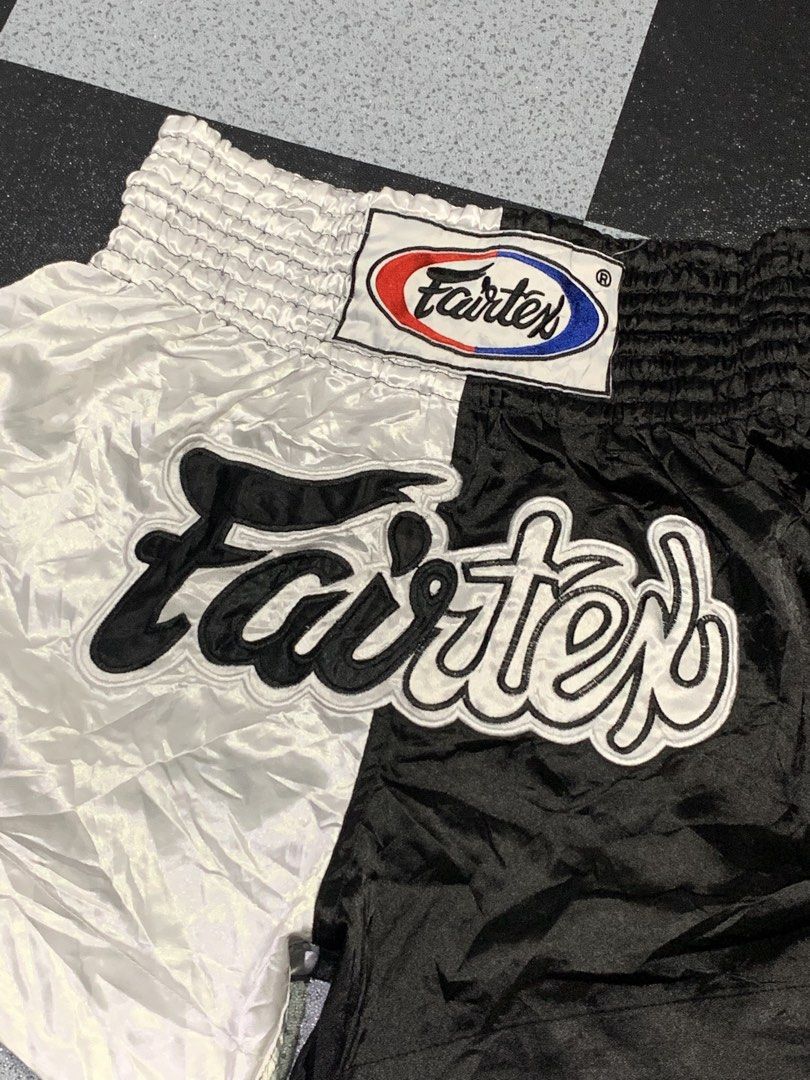 FAIRTEX (Category: Activewear) located in Angeles City. Submitted by badillajel81176 (Listing ID 1462727496, Image 3). Description: WTS –FAIRTEX MUAY TAI SHORT 📏 Size: Tag size “28“ Adjustable size 41 Max size 📏 Measurements: Length: 16.4 Hem:15 💢Issue-Broken stitch In waist Line ✨ Condition: 10/10 🟦 Color Rate:10/10 📍 Pampanga Angeles City 📦 Shipping available nationwide.