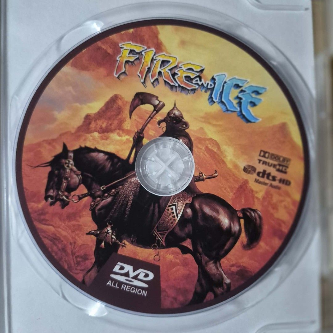 Fire and Ice (1:1 DVD Copy) (Category: CDs & DVDs) located in Kabankalan. Submitted by Videoshop.ph (Listing ID 1462834406, Image 3). Description: FIRE AND ICE (1983, Animation, Dark Fantasy) PG 13+ Format: DVD Region: All NTSC No. of Disc: 1 Aspect Ratio: Widescreen Language: English Subtitle: English Casing: Keep Case DVD COPY – 1:1 RECOPY FROM ORIGINAL ✔️ Recopied from original DVD ✔️ Complete original menu & features ✔️ Original audio/subtitl
