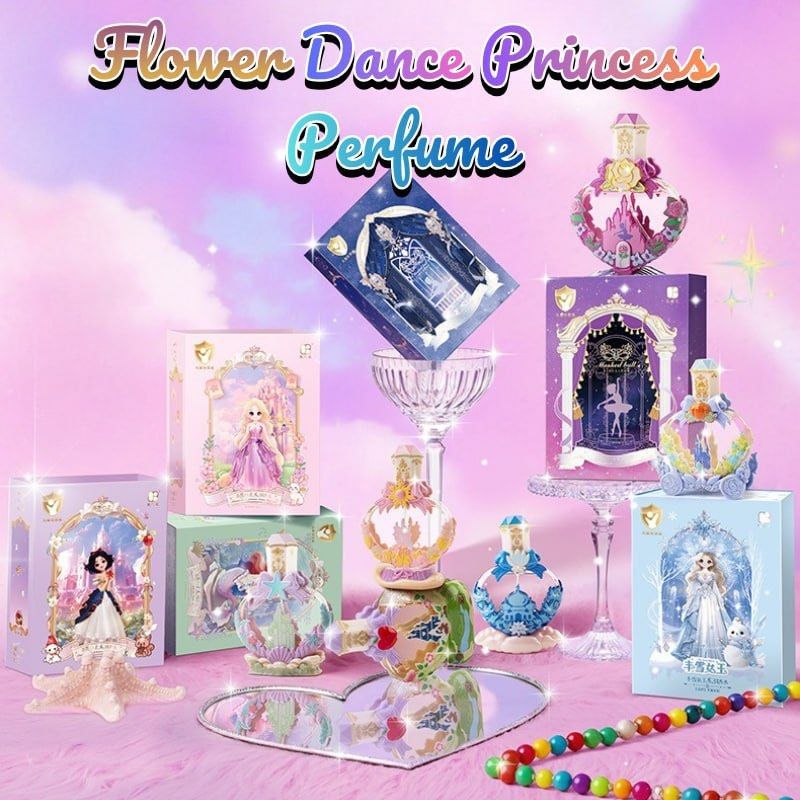 Flower Dance Princess Perfume Collection (Category: Looking For) located in Quezon City. Submitted by tanyachoa (Listing ID 1462767160, Image 1). Description: 6 Variations Green Purple Pink Pink Violet Dark Blue Light Blue .