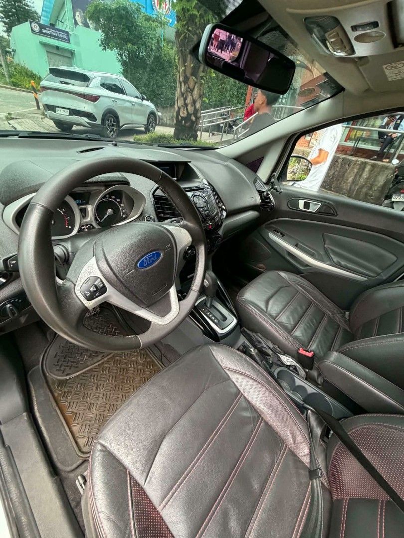 Ford EcoSport titanium titanium Auto (Category: Used Cars) located in Marikina City. Submitted by dl1711 (Listing ID 1462866195, Image 3). Description: 🚗 FOR SALE – FORD ECOSPORT 1.5 📌 Year: 2015 📌 Variant: Titanium Top of the line 📌 Transmission: Automatic 📌 Fuel: Gasoline 📌 Mileage: 67,XXX km 📌 Color: White 📌 Registration: Registered 📌 OR/CR: Complete 📌 Ownership: 1st Owner 📌 Condition: Good 📌 Accident History: None 📌 Flood History