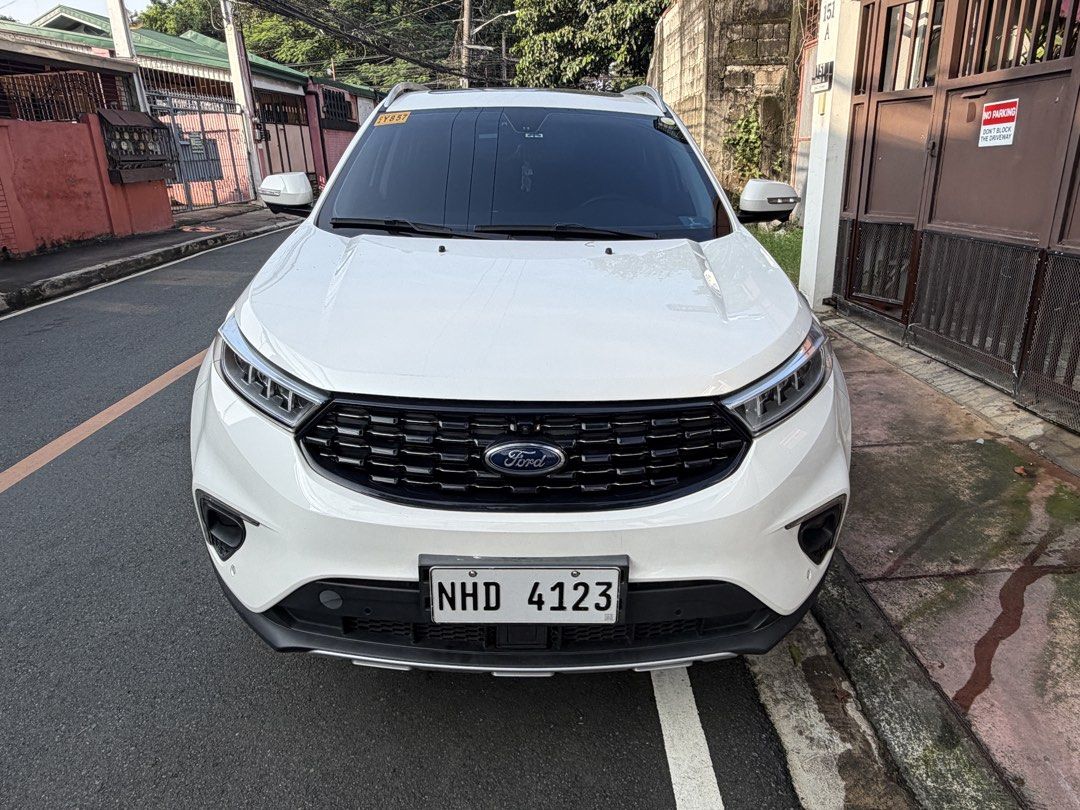 Ford Territory Titanium Auto (Category: Used Cars) located in Quezon City. Submitted by rengrg88 (Listing ID 1462884310, Image 1). Description: First owner, no issue, ceramic tint, step board, flooded free, garage parking 100% A1 condition, seldom use. RFS buying a new car. Mileage below 12,500 km, bought brand new, 1st owner, direct Buyers only, location Marikina Heights..