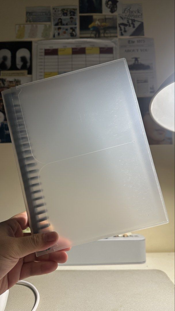 Frosted Clear Binder (Category: Stationery & School Supplies) located in Calamba. Submitted by iso.cc (Listing ID 1462729392, Image 1). Description: Refillable Notebook / Frosted Binder ₱60 per piece (4 pieces available) - with pockets (4 pockets) - plastic ring binder - 20 rings Loc: Calamba City, Laguna.