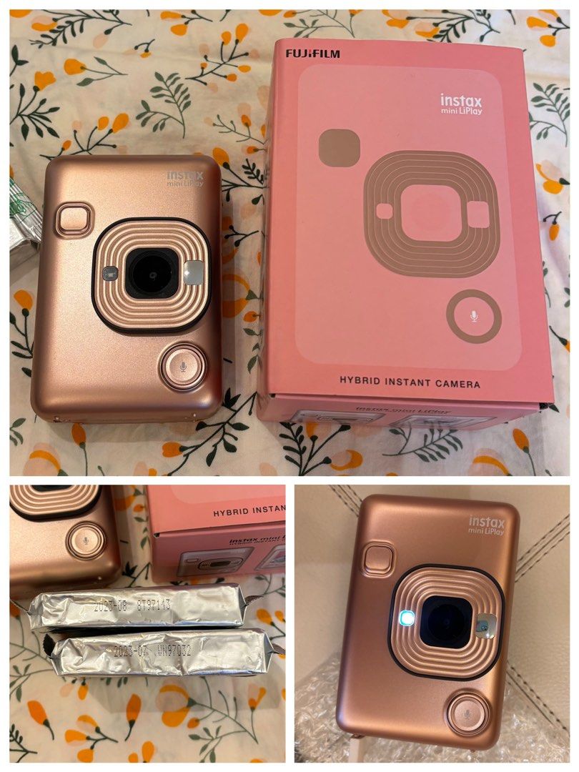 即影即有相機 Fujifilm Instax Mini LiPlay Hybrid Instant Camera Rose Gold （分類：相機）位於 Hong Kong。 由 hangyodon.fans 提交（商品編號 1462815215，圖片 1）。簡介： 只用過兩次。