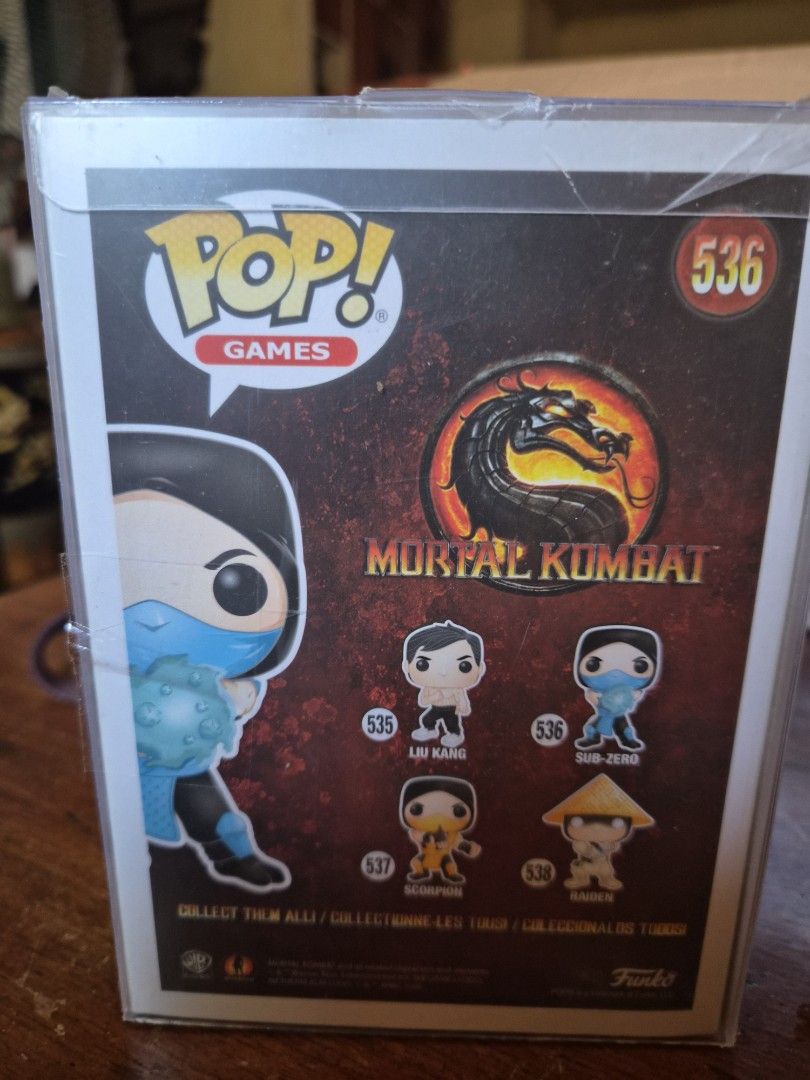 Funko Pop Sub-Zero Mortal Combat 536 (Category: Designer & Blind Box Toys) located in Makati City. Submitted by jaimee.shop (Listing ID 1462700017, Image 3). Description: - Funko Pop! Mortal Combat 536 - Sub-Zero - Ideal for Funko collectors - Includes a protective plastic case.