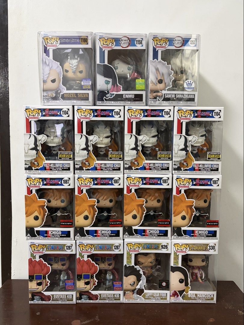 Funko Pop Figures - Demon Slayer, Bleach, One Piece (Category: Figurines & Statues) located in San Pedro. Submitted by obengproblemss (Listing ID 1462710523, Image 1). Description: Funko Pop Lot (Anime Line) Decluttering & Quitting NOOB | Good Condition 10/10 Can do Trade Offer RFS: Work Laptop Upgrade 📍San Pedro Laguna .