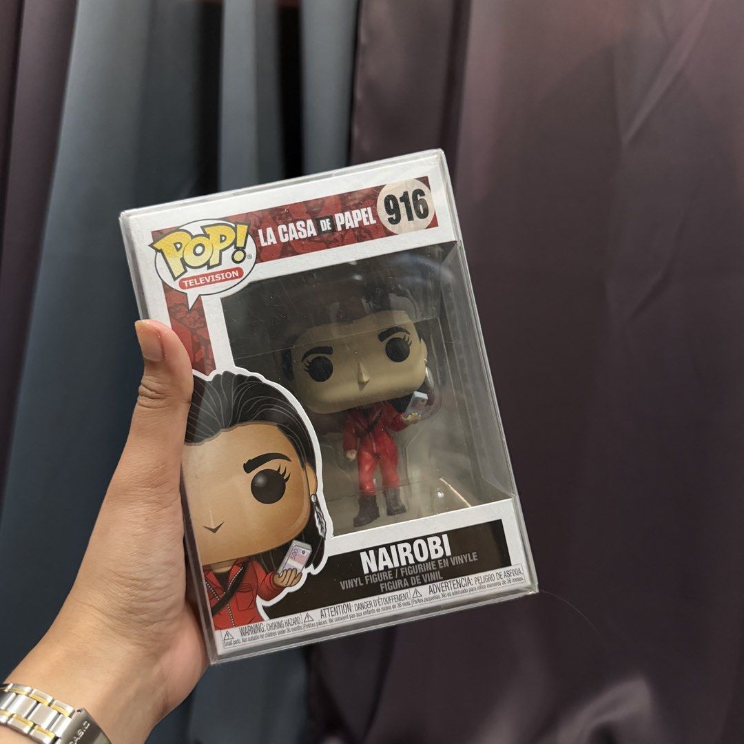 Funko Pop for Sale! (Category: Designer & Blind Box Toys) located in Las Pinas. Submitted by myqanorella (Listing ID 1462706610, Image 1). Description: - Nairobi Funko Pop! (#916) from La Casa de Papel - ₱600.00 - Special Edition Amy Winehouse Funko Pop! (#355) - ₱1300.00 - Glow-in-the-Dark Captain Marvel Funko Pop! (#446) from Marvel Collector Corps - ₱1000.00 - All figures are in their original, unopened boxes..
