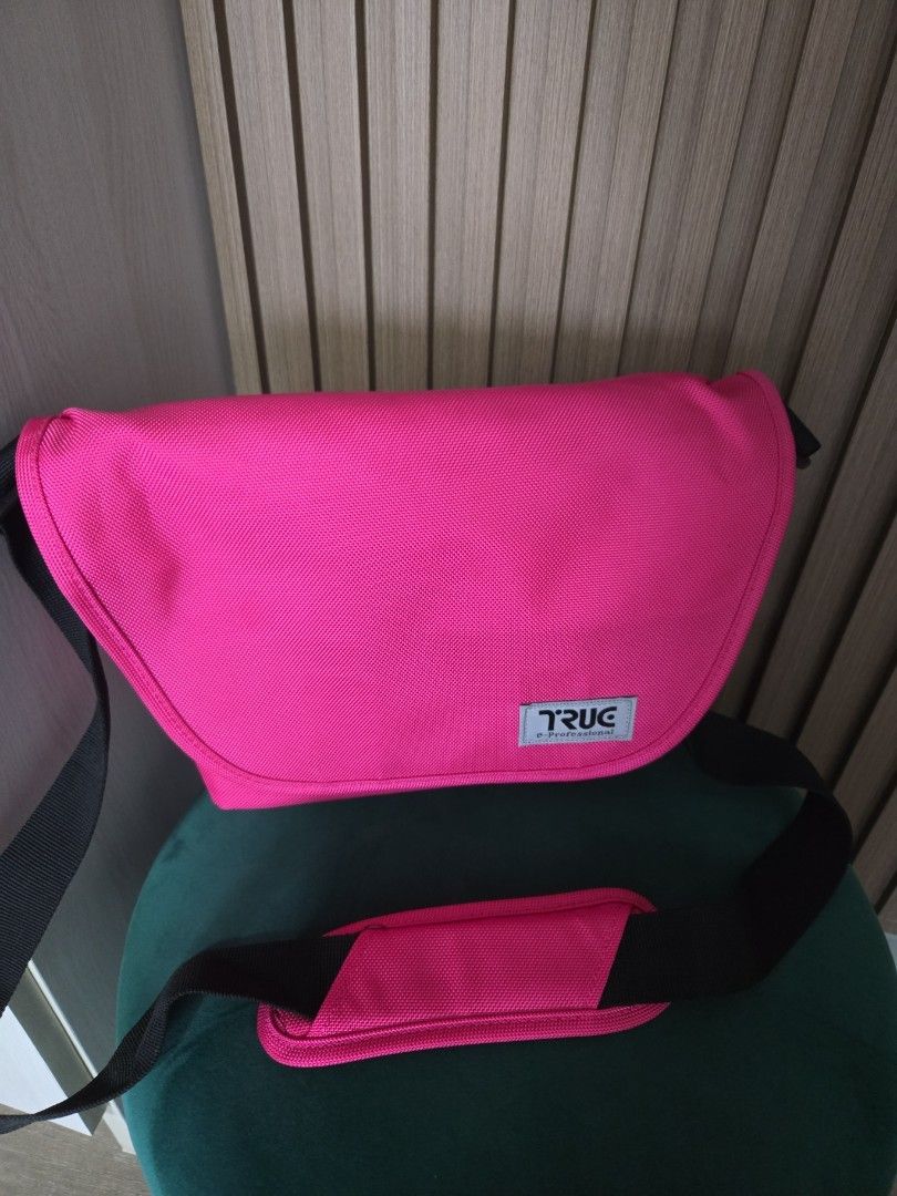 Gadget Camera Sling Bag (Category: Cross-body Bags) located in Manila. Submitted by luxtimeless (Listing ID 1462796218, Image 1). Description: - Bright pink TRUC sling bag - Main compartment with internal pockets - Adjustable strap - Perfect for everyday use or travel - Clean inside and out.