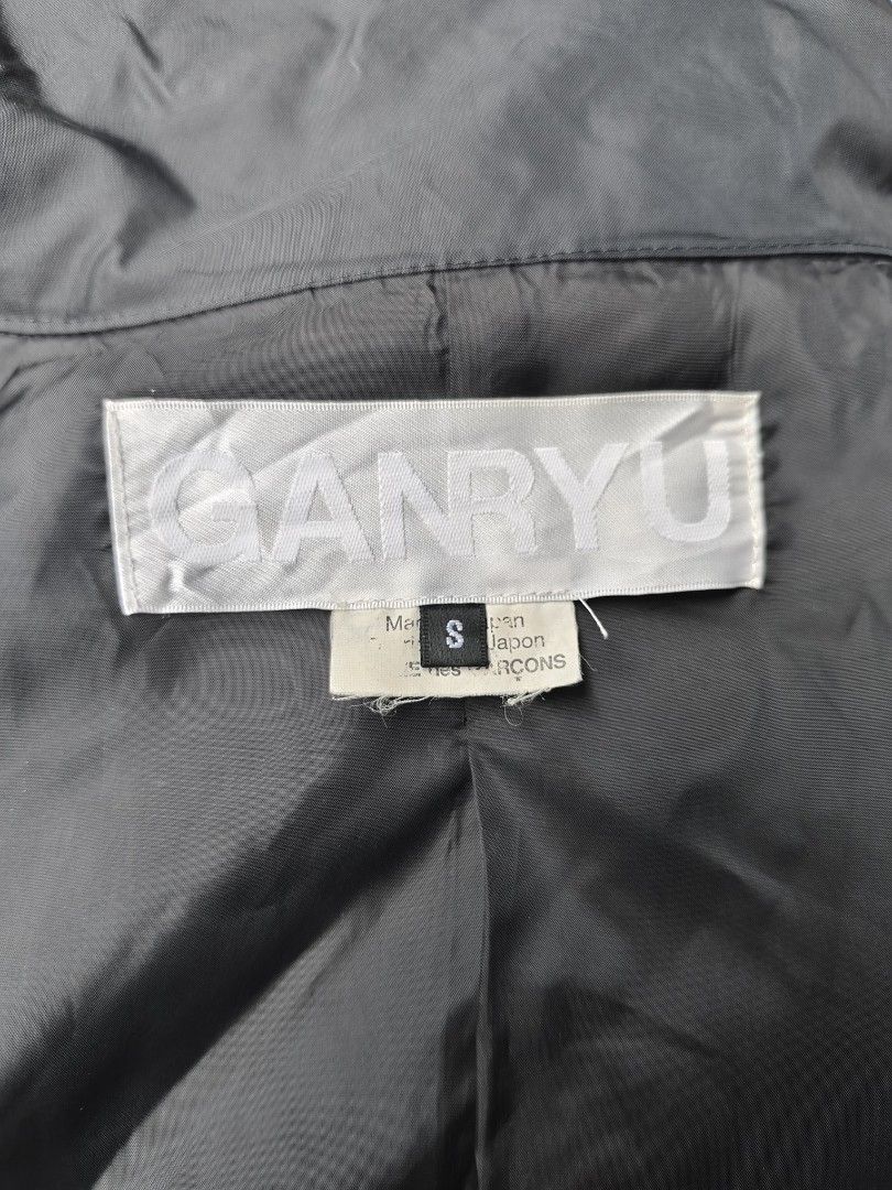 GANRYU COMME DES GARCONS (Category: Coats, Jackets and Outerwear) located in Baguio. Submitted by archival_thrifted.ph. (Listing ID 1462757878, Image 2). Description: FOR SALE ‼️ .GANRYU COMME DES GARCONS .EXCELLENT CONDITION .ISSUE PRESS MARKS NOT THAT VISIBLE,KINDLY CHECK LAST PHOTO .SIZE SMALL ON TAG,CAN FIT MEDIUM .PHP 2800 PLUS SF .❌❌ COP/COD .MOP GCASH .COURIER J&T .BAGUIO AREA .DM FOR SURE BUYER TY.