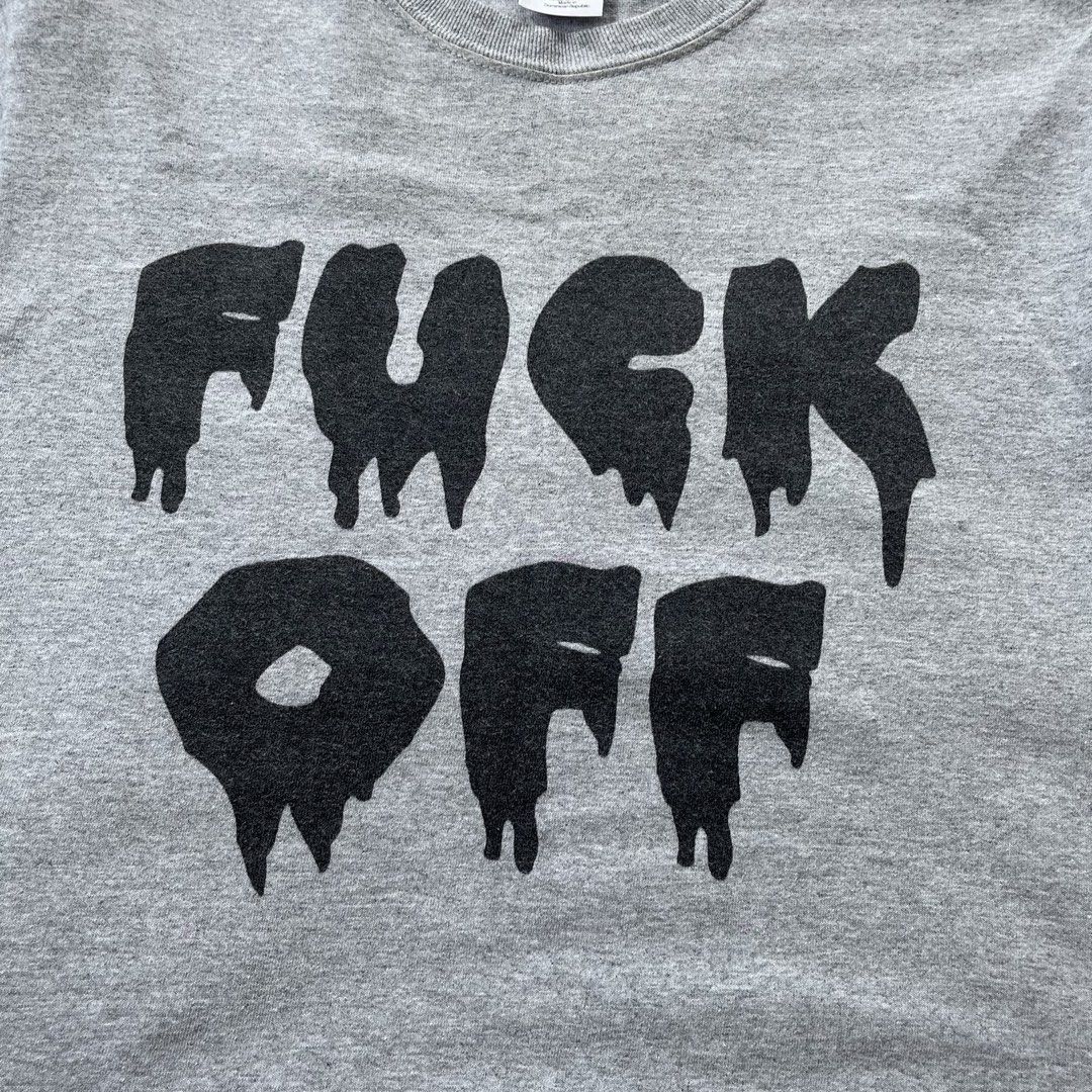 Gildan F*ck Off Tee (Category: Tshirts & Polo Shirts ) located in Panabo. Submitted by curated.dept (Listing ID 1462725454, Image 3). Description: size small 18 width, 25 length excellent condition 10/10 color rate flawless/no issues.