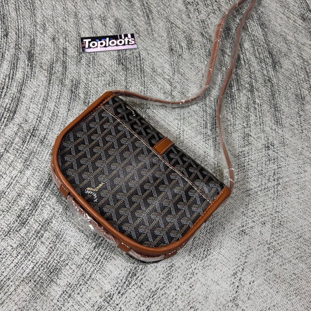 Goyard Belvedere Brown (Category: Cross-body Bags) located in Quezon City. Submitted by mr.joaquin999 (Listing ID 1462779339, Image 2). Description: Brandnew with box Onhand Ready To Ship! 1,299 + sf.