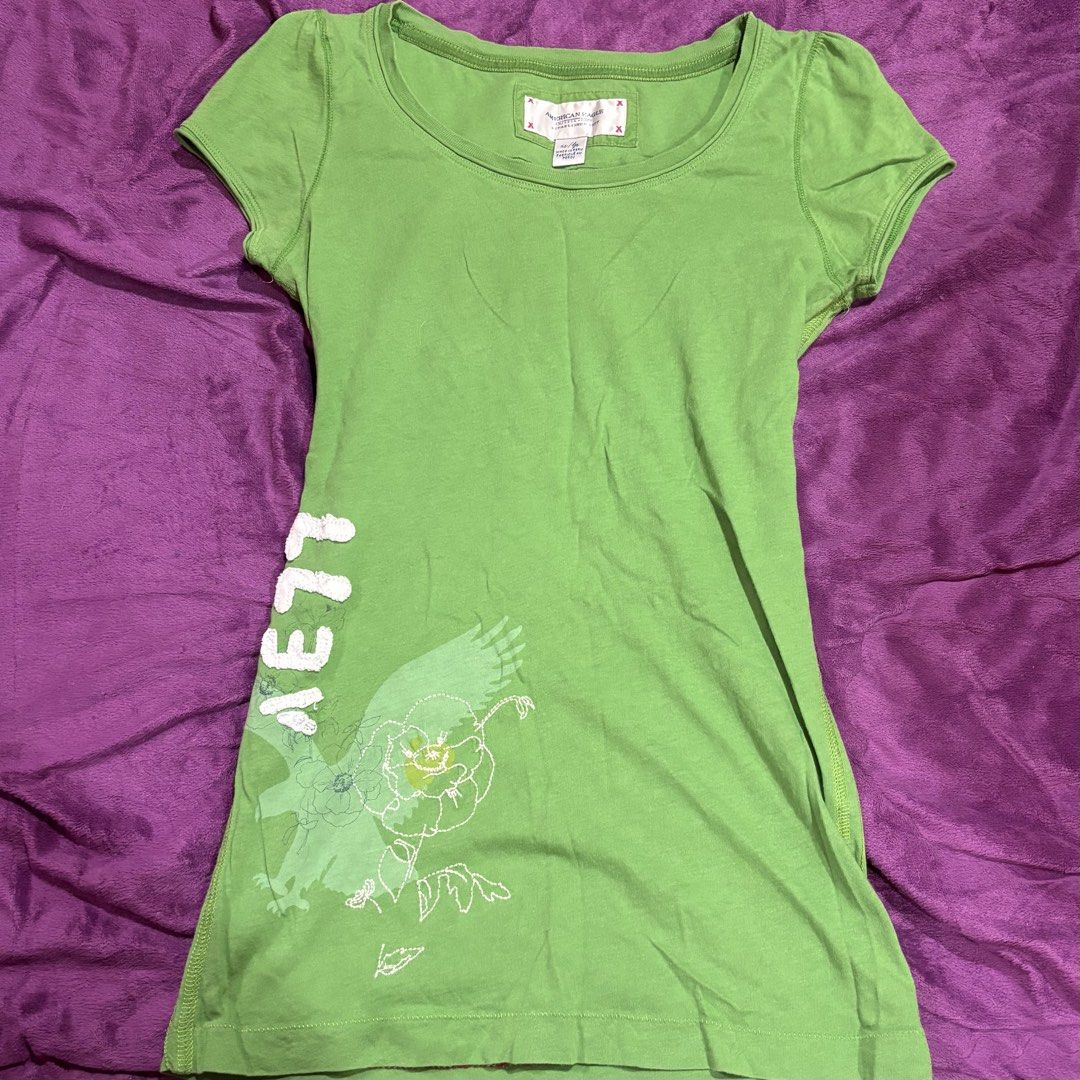 green American Eagle Outfitters cap sleeve top (Category: Shirts) located in Cagayan de Oro. Submitted by mayowmi (Listing ID 1462696746, Image 1). Description: ━ fits xs-m tight fitting! ━ no issues or flaws ✨ mine now, pay now ✨ 📍LOC: Mindanao 𝐩𝐥𝐞𝐚𝐬𝐞 𝐫𝐞𝐚𝐝 𝐛𝐞𝐥𝐨𝐰˚˖𓍢ִ໋❀ 🍒 𝓶𝓸𝓹: 𝓰𝓬𝓪𝓼𝓱 🍒 𝓶𝓸𝓭: 𝓳𝓷𝓽.