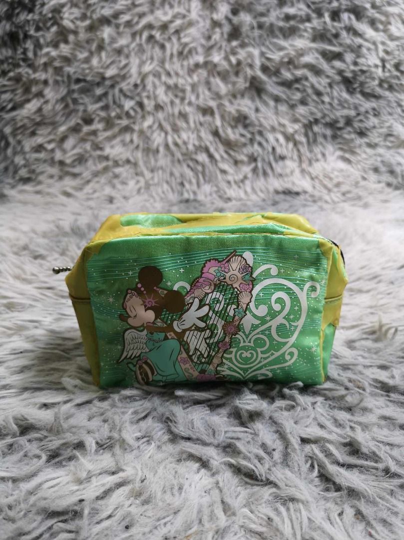 Green Minnie Mouse Cosmetic Pouch (Category: Stationery & School Supplies) located in Santa Cruz. Submitted by jmy_surplus.2 (Listing ID 1462684147, Image 2). Description: Size ; L- 4 W - 6 Color ; Green Type ; Cosmetic Pouch Brand ; No brand Material ; Synthetic Style ; Green Zipper Closure Cosmetic Pouch LR 129 JMY 4 Batch #222.