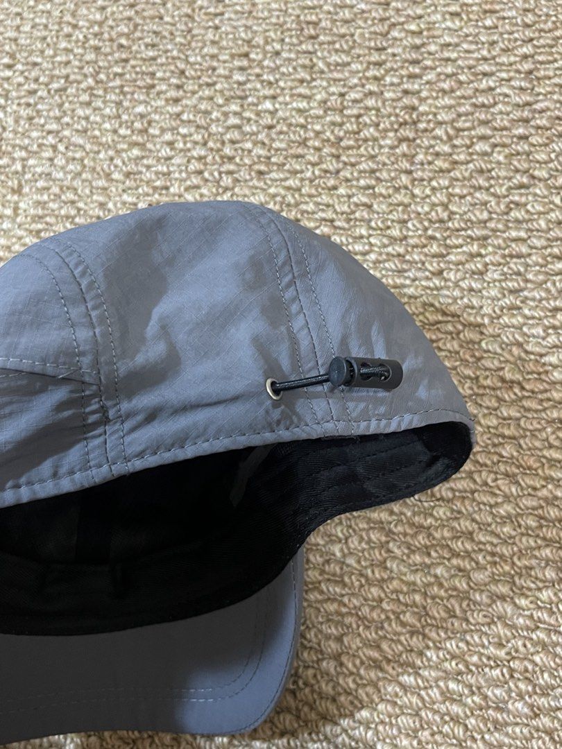 Grey Nylon Cap with Adjustable Strap (Category: Caps & Hats) located in Pasig City. Submitted by miafml-closet-cleanout (Listing ID 1462804985, Image 2). Description: posted price is fixed ♡ will not respond to hagglers. 💵 mop: gcash / bdo / maribank / unionbank 🛵 courier: any as long as arranged by buyer 🙅🏻‍♀️ no requested worn photos ❌ no meet-up.