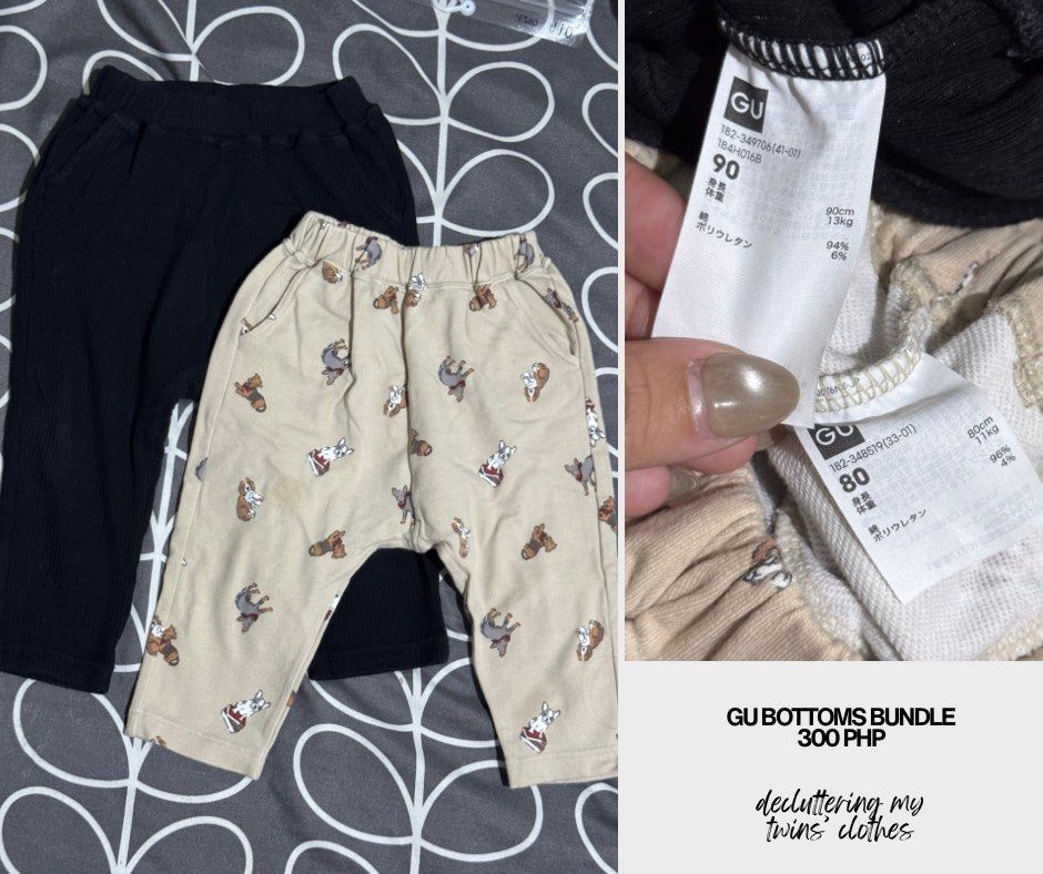GU BOTTOMS BUNDLE (Category: Babies & Kids Fashion) located in San Fernando. Submitted by graeoli.preloved (Listing ID 1462878725, Image 1). Description: .