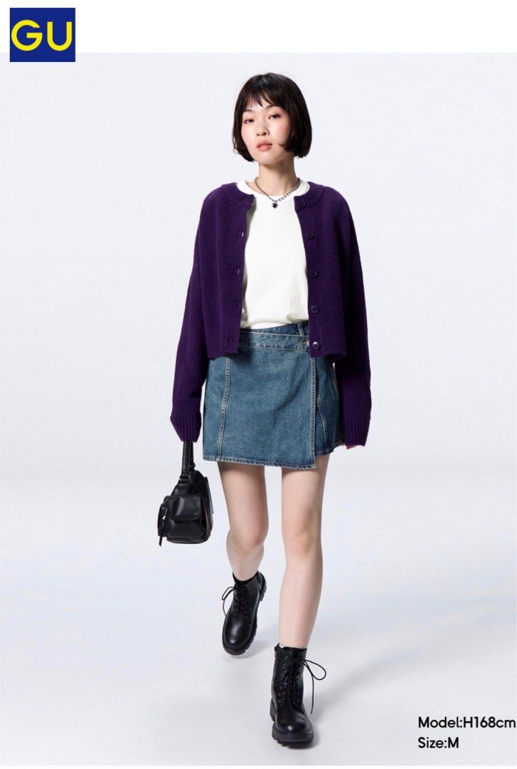 GU Denim Skort (Category: Shorts) located in Pasig City. Submitted by jie1031 (Listing ID 1462727381, Image 1). Description: GU Denim Skort Code: 221-324198 Size on Tag: Small Width: 26-29 Length: 13:5 Color: denim blue Material: 100% Cotton Details: Garterized, like nee, GU metal buttons ₱ 300 Payment first via bank transfer BPI or BDO or Gcash * Ship via lalamove or JNT * Meet up Megamall during Mon-Wednesday only 💖 Bundle Your Favorites and S