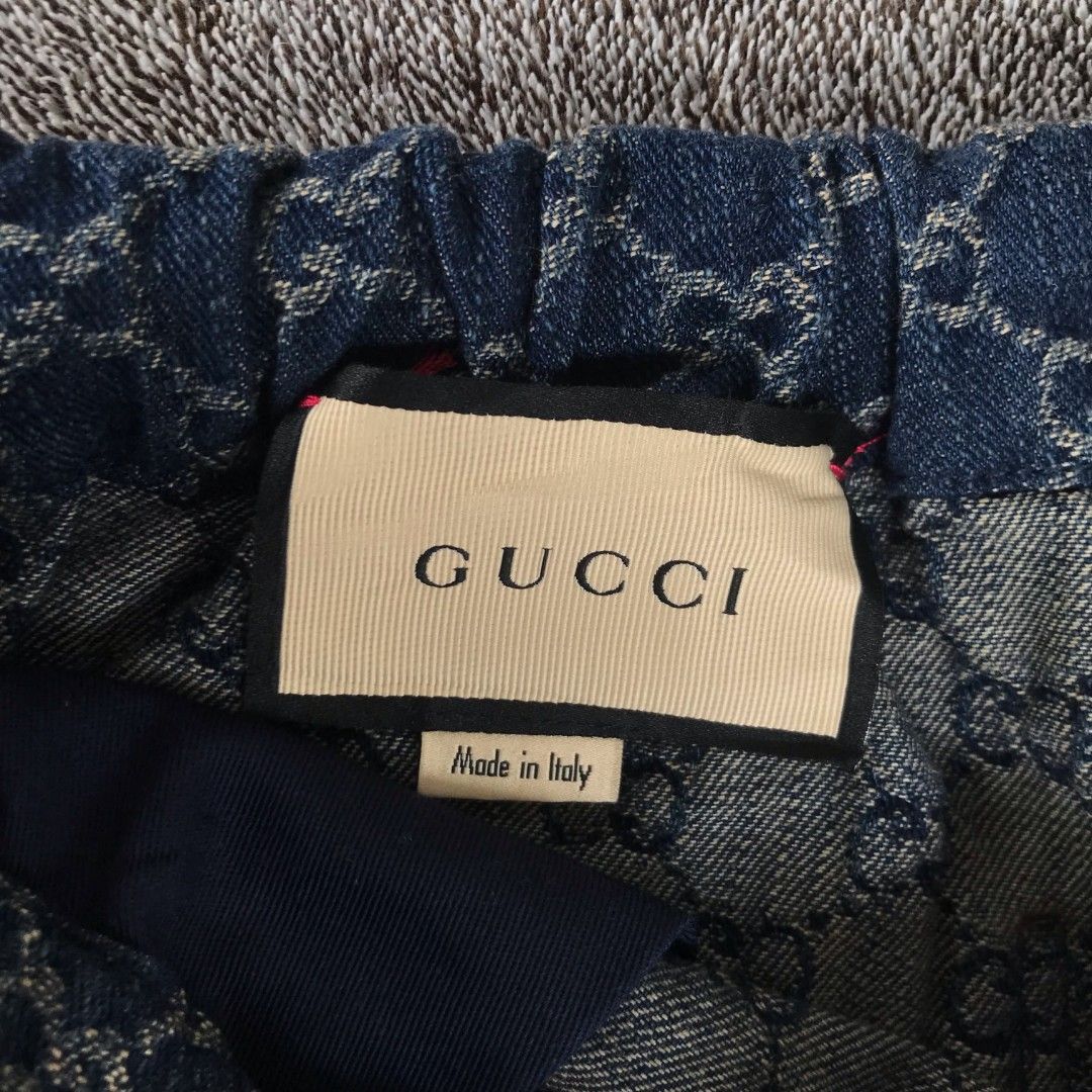 Gucci GG Monogram shorts (Category: Shorts) located in San Jose. Submitted by coin_flip25 (Listing ID 1462703074, Image 3). Description: L-XL Dimes: 18×23.