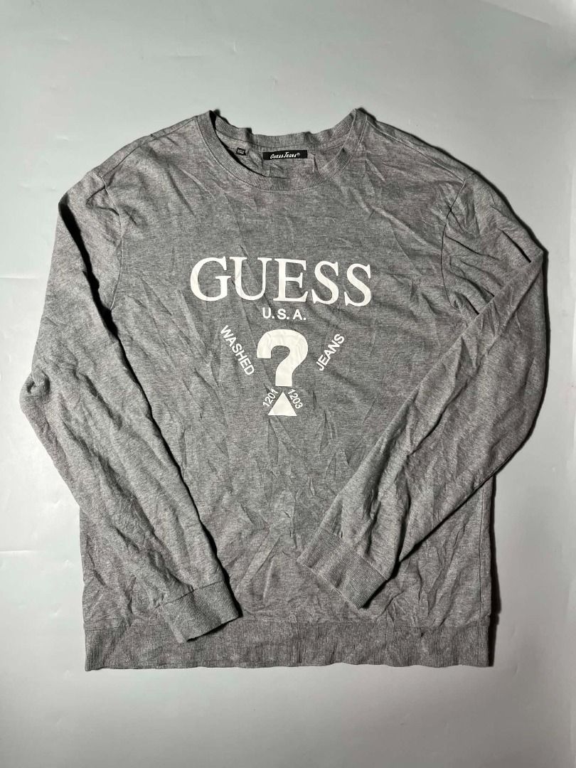 GUESS SWEATSHIRT (Category: Coats, Jackets and Outerwear) located in General Santos City (Dadiangas). Submitted by arjay_genita (Listing ID 1462884692, Image 1). Description: ‼️Size XL (23/28) ‼️Excellent condition ‼️Color rate 9.5./10 ‼️No issue.